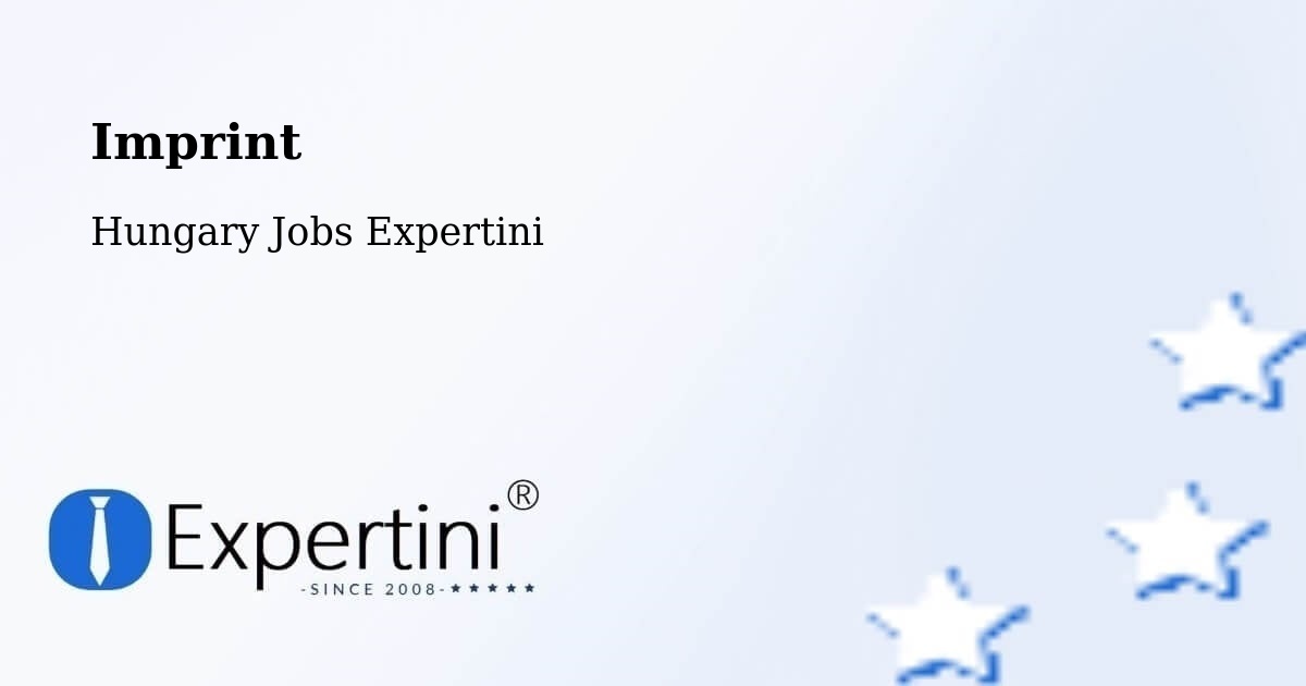 Imprint - Hungary Jobs Expertini
